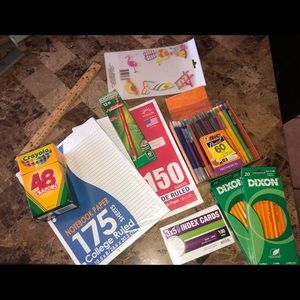 school supplies bundle :)